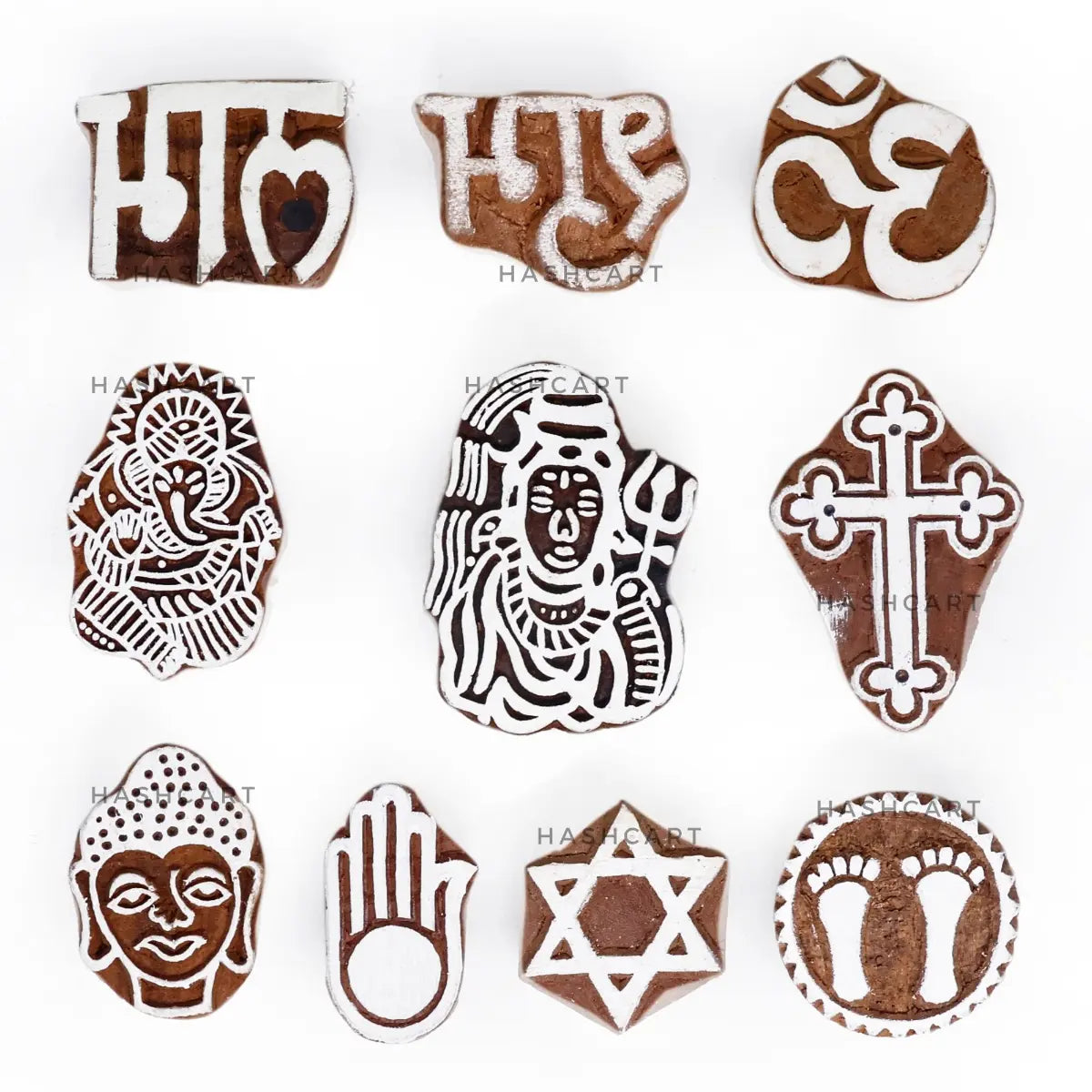 Wooden Religious Stamps
