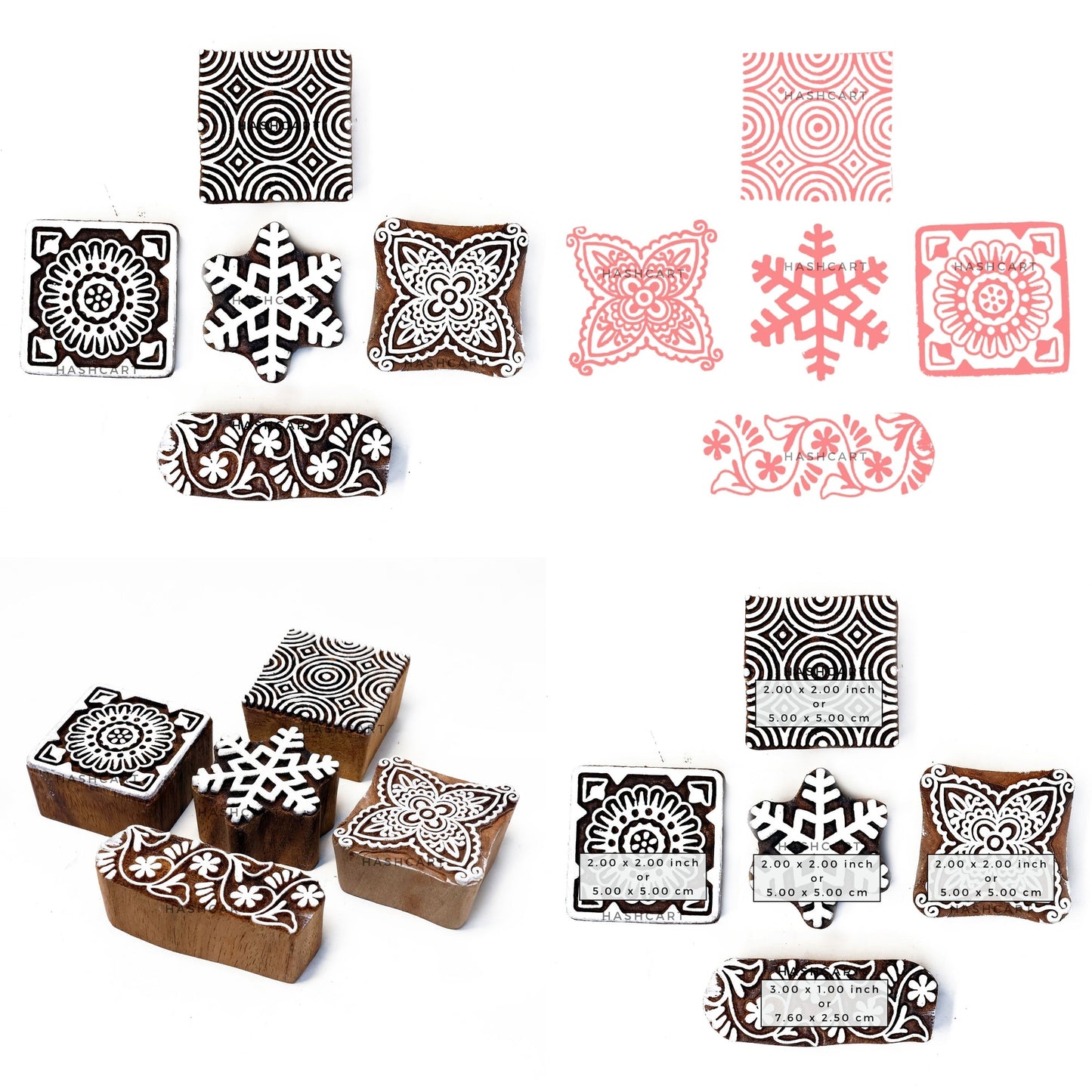Wooden Blocks for Printing Saree Border