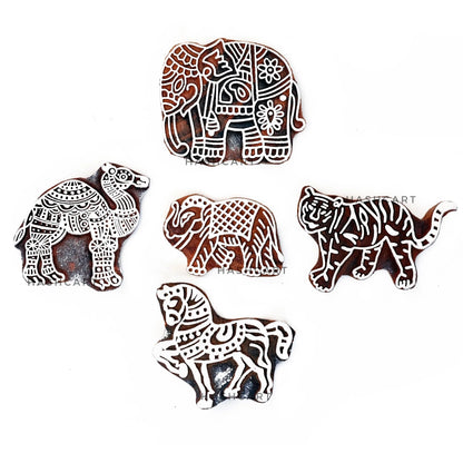 Animals Design Wooden Blocks