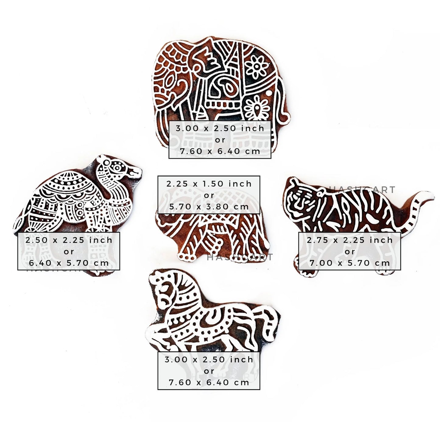 Animals Design Wooden Blocks
