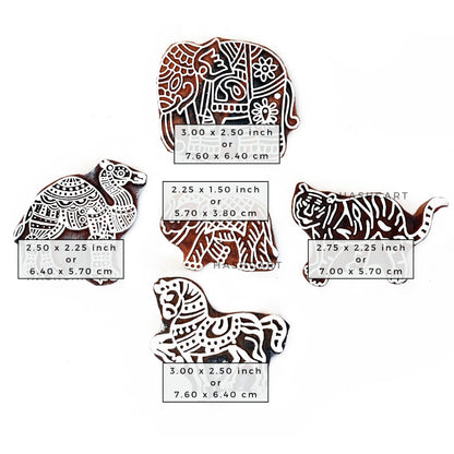 Animals Design Wooden Blocks