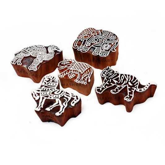 Animals Design Wooden Blocks