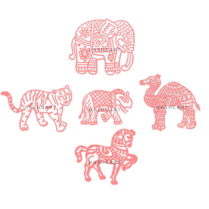 Animals Design Wooden Blocks