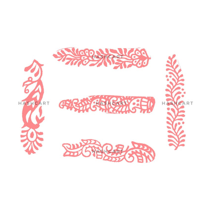 Wooden Stamps for Mehandi Design