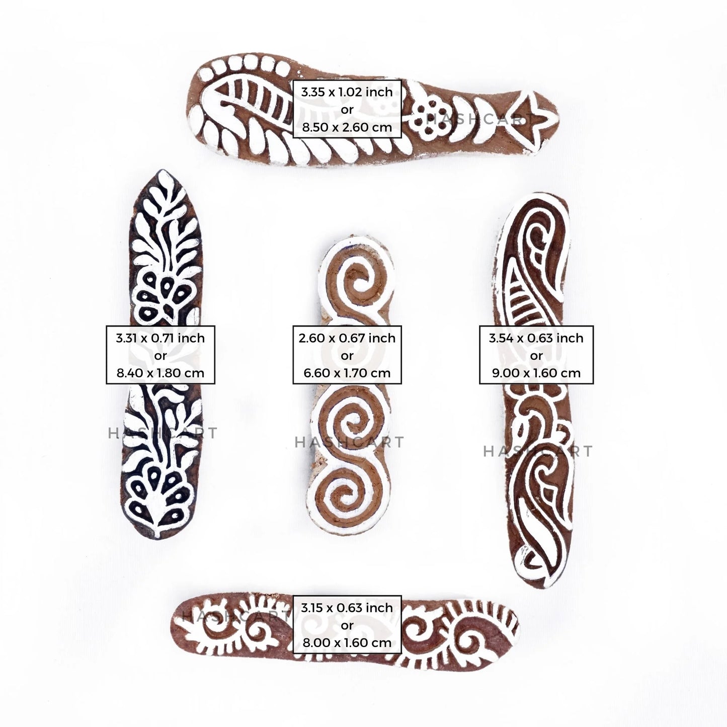 Wooden Blocks for Mehandi Design on Fingers