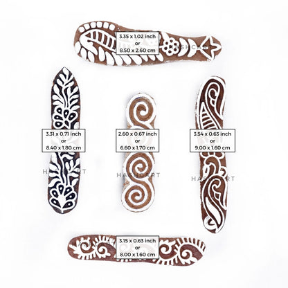 Wooden Blocks for Mehandi Design on Fingers