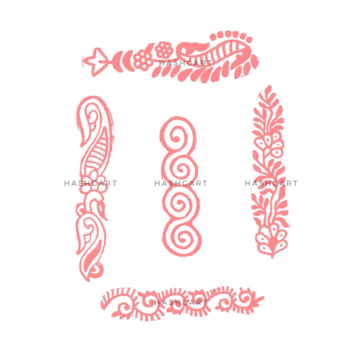 Wooden Blocks for Mehandi Design on Fingers