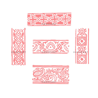 Wooden Blocks for Printing Saree Border
