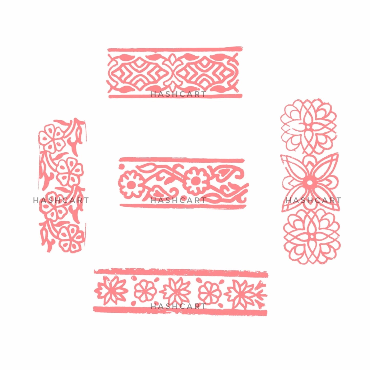 Wooden Blocks for Border Printing