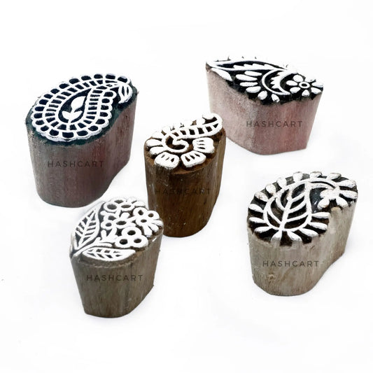 Small Paisles Wooden Blocks for Printing