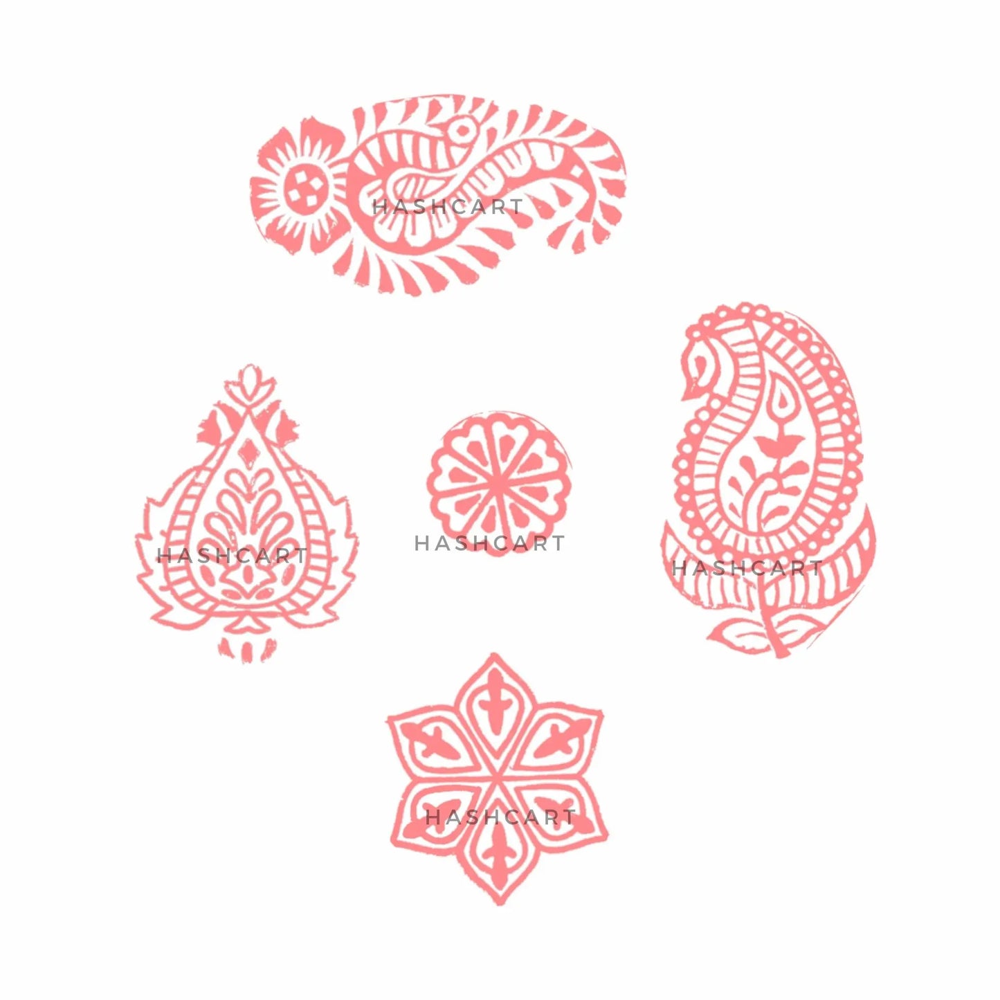 Handmade Wooden Printing Blocks