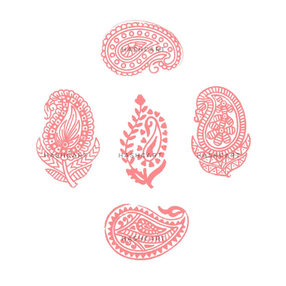 Paisley Pattern Wooden Printing Blocks