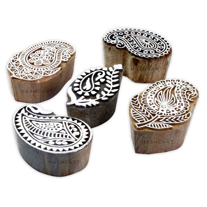 Paisley Pattern Wooden Printing Blocks