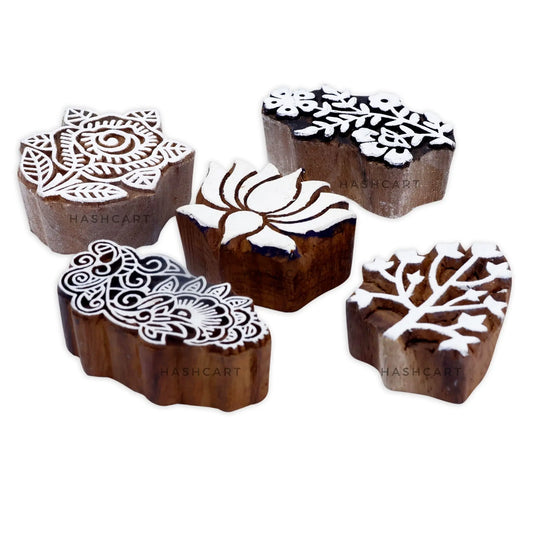 Lotus Floral Designs Printing Stamps