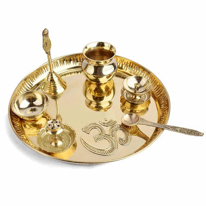 Brass Pooja Thali