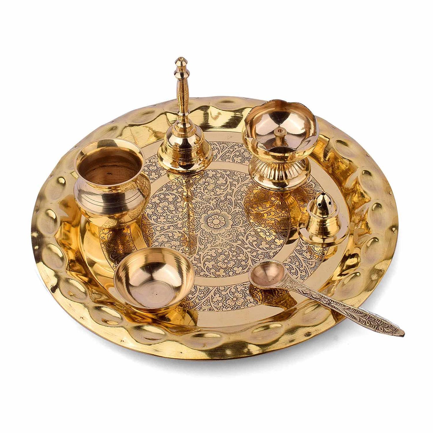 Brass Puja Thali Set