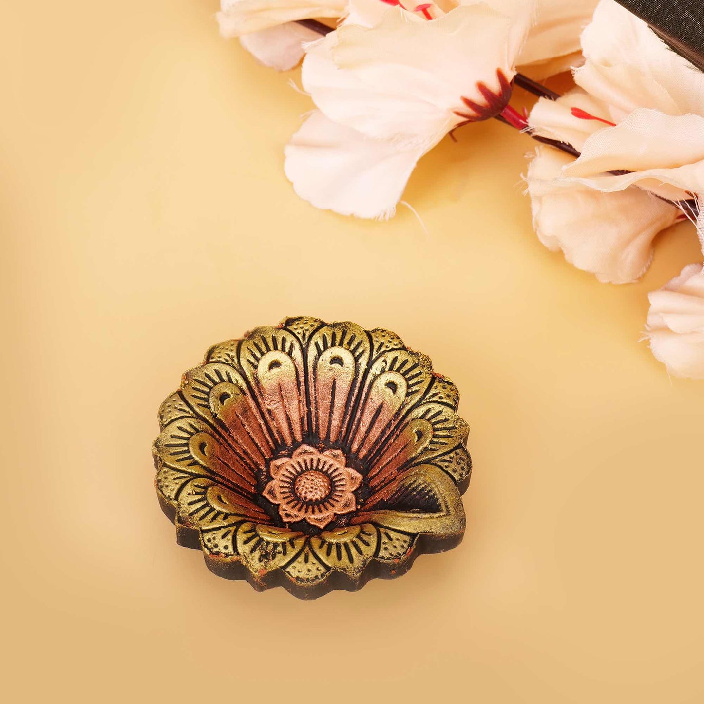 Colorful Terracotta Diyas