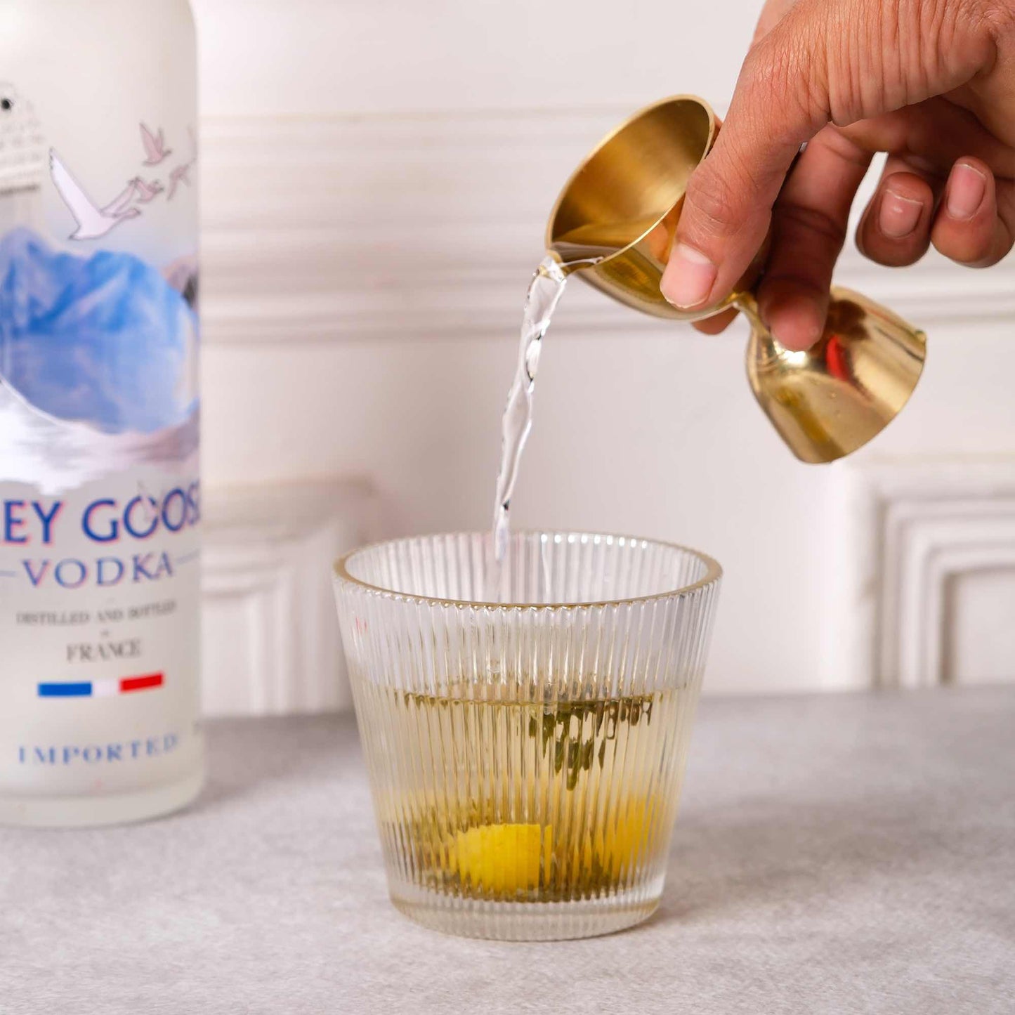 Brass Peg Measure Jigger