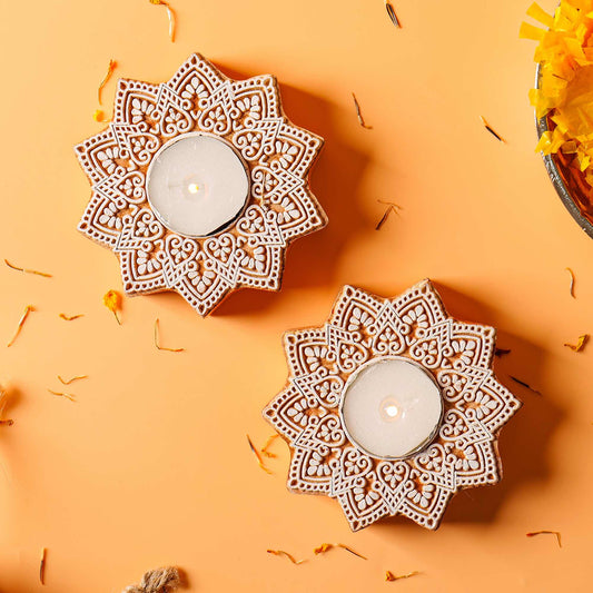Wood Tealights